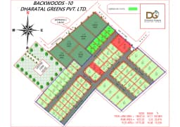 Master plan for Backwoods 10 residential plots by Dharatal Greens Pvt Ltd in Saharanpur
